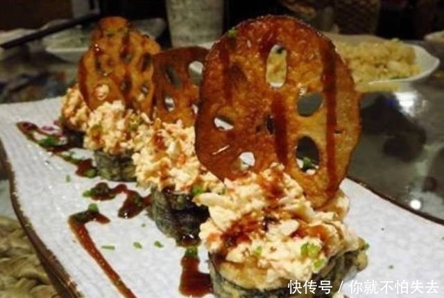 那些造型奇葩的寿司,第一个下不了口,最后一个名字很好听!