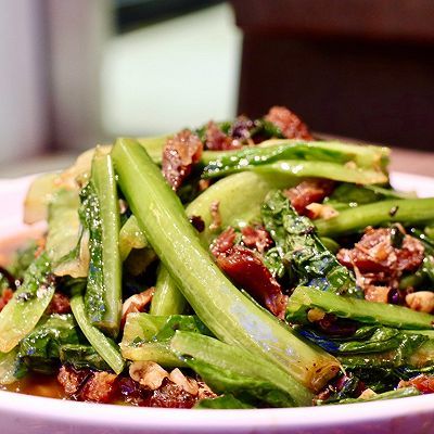 生食蔬菜|豆鼓鲮鱼炒油麦菜