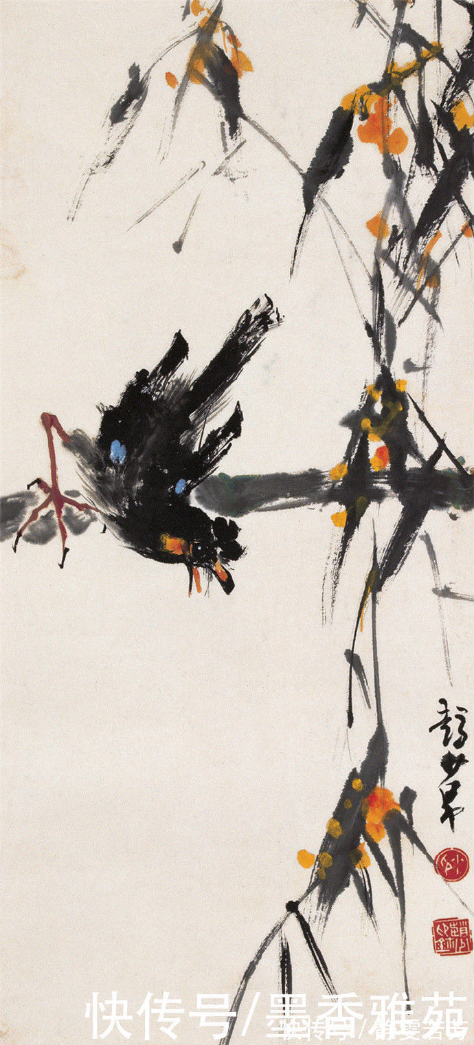 赵少昂!岭南画派大师赵少昂精品花鸟画作品欣赏