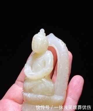 白玉$清 和田玉白玉 释迦摩尼 佛像 摆件
