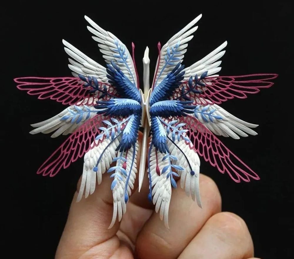 灵感$抑郁小哥把一只2毛钱的千纸鹤折成了我买不起的样子,不但病好了还年入百万