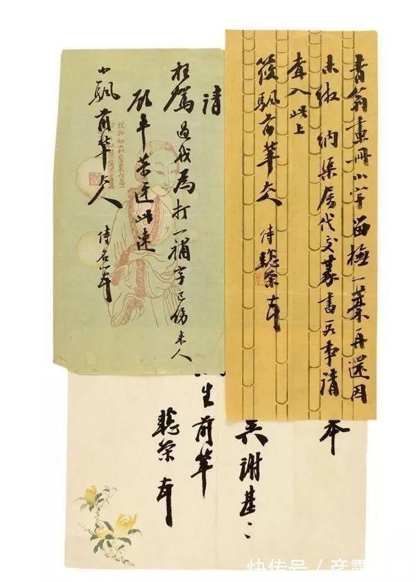 甲骨文#甲骨文之父王懿荣：晚清书法大家，常被慈禧邀请于画面题字！