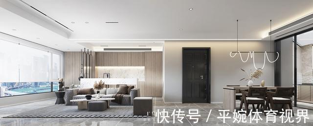 衣区|165㎡一梯一户大平层,改动4处细节换58㎡大横厅,不输别墅