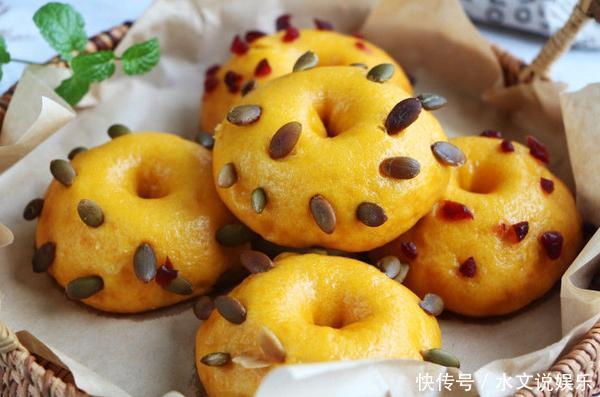 干果|早餐别总吃油条,试试更好吃的南瓜甜甜圈,非油炸更健康