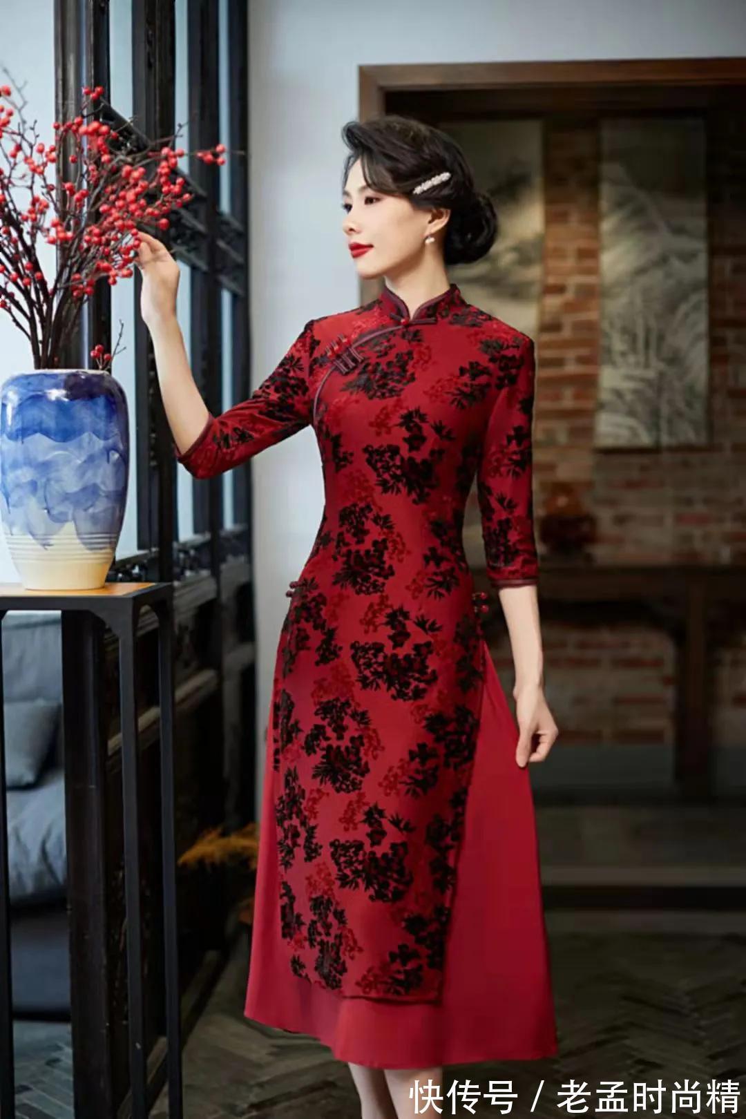 阔太太|建议阔太太这样穿改良旗袍裙,不挑场合不挑人,优雅高贵人人夸!