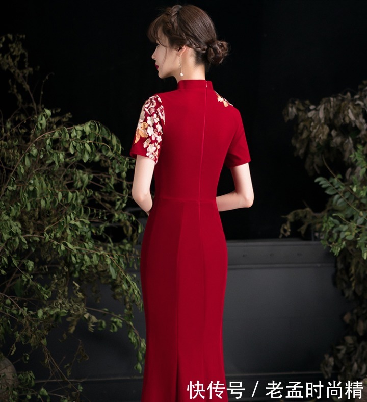 中国|惊艳倾城的红色旗袍, 回眸一笑百媚生