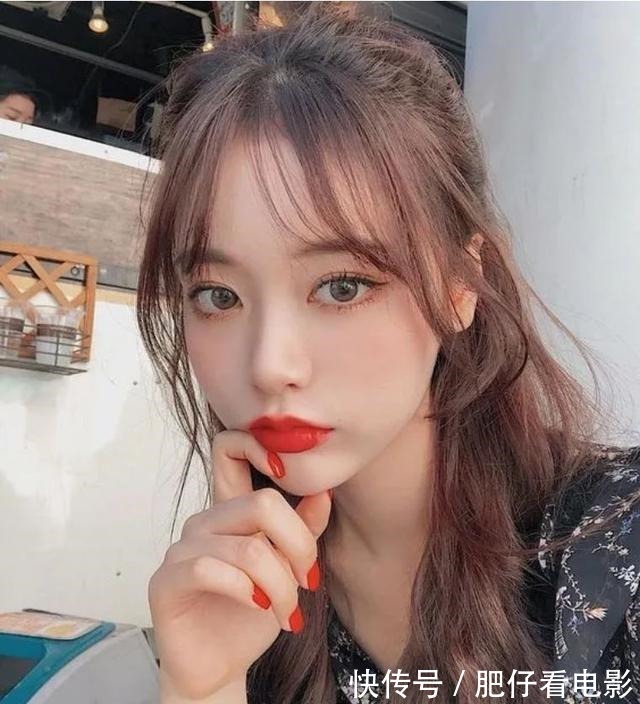 小仙女 巨好看的刘海发型,瞬间拯救大额头!发际线高的一定要试试!