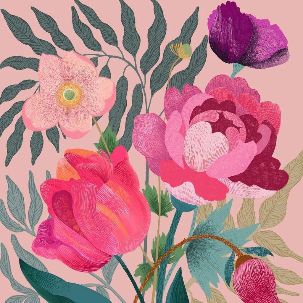  艺术家|水彩平涂，装饰效果太强了，自己动手画一幅，美到邻居羡慕嫉妒！