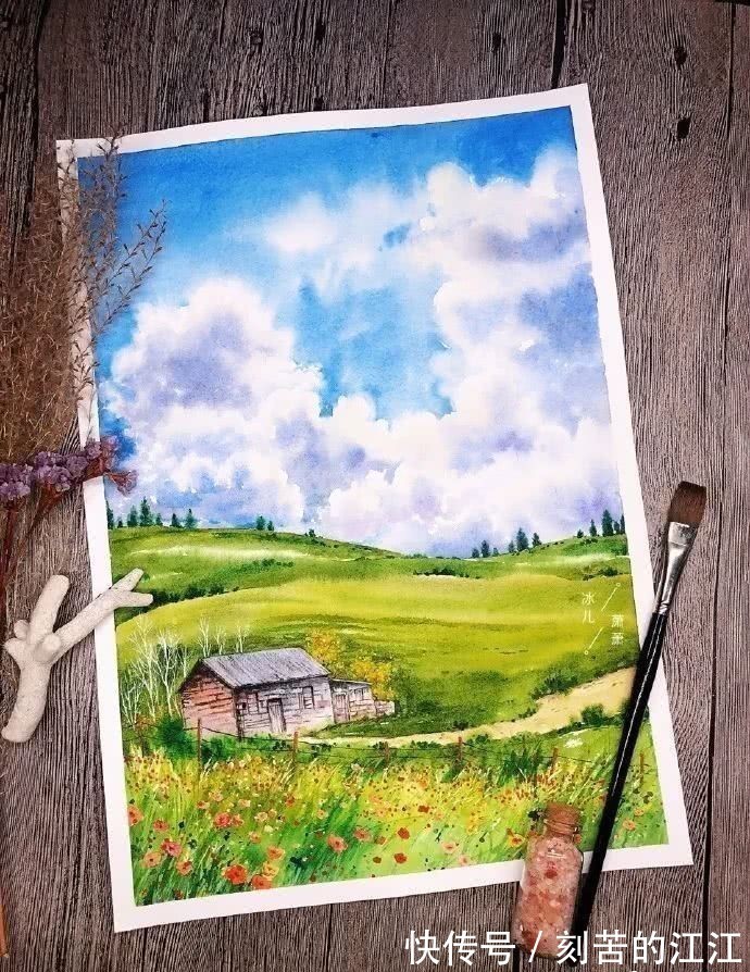 花瓣@水彩这样画,也太美了吧!居然把花瓣画出透明的感觉,看完忍不住保存!