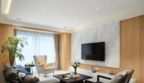 房子|人生第一套房子，装完比样板房还要漂亮，进屋就被电视墙迷住