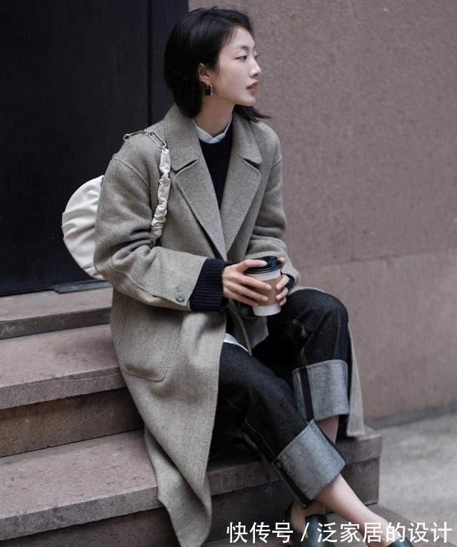 穿法 精选4款直筒牛仔裤穿法:小姐姐上身示例百搭配围巾显干练又修身