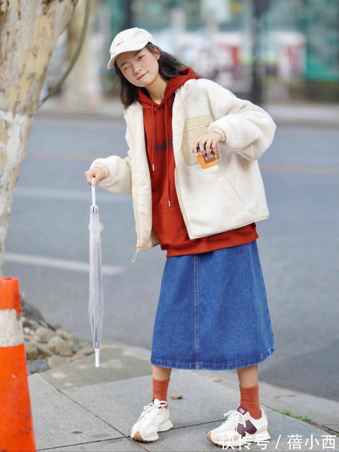 半身裙|微胖女孩怎么穿?随性休闲风是首选!来看博主的13套微胖时尚穿搭