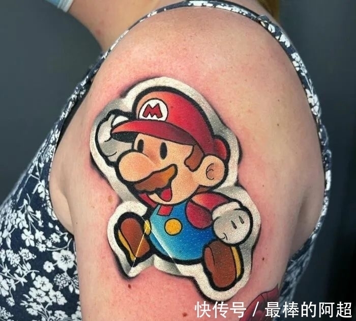 糙汉！超逼真的3D纹身，像粘在皮肤上的贴画，强迫症：好想撕掉它