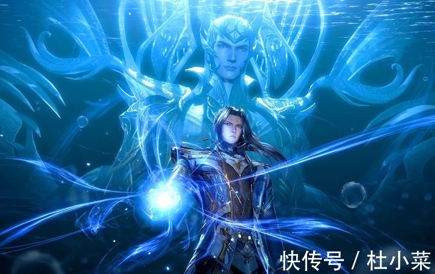 唐三比|斗罗大陆：海神波塞冬正脸曝光，与唐三同款长脸，网友：比他好看