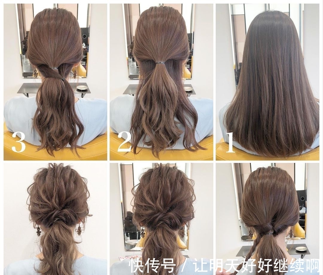 发型|今夏发型流行这样扎14款,简单时尚美美哒,只需要六步就能完成