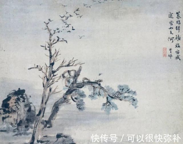 高其佩|用指头画画从他开始的，看看他画的山水画云山雾绕别具一格