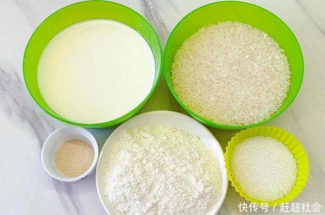 面包蛋糕吃腻了吗用蒸锅做大米糕,半斤米做10个,放凉也不回缩