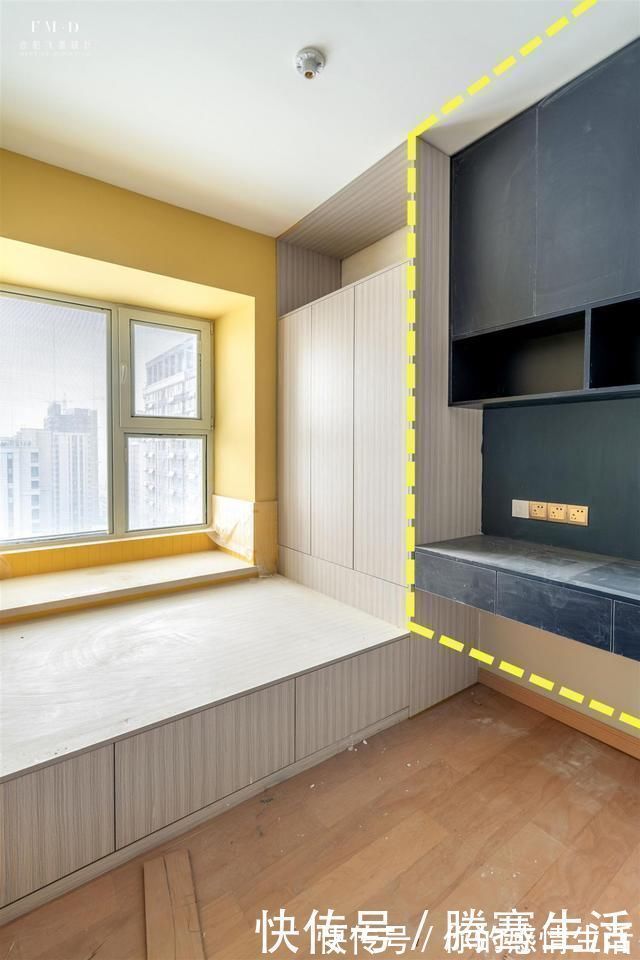 榻榻米|次卧打榻榻米组合柜,木工又把它改良了,床尾柜子留空睡着才舒服