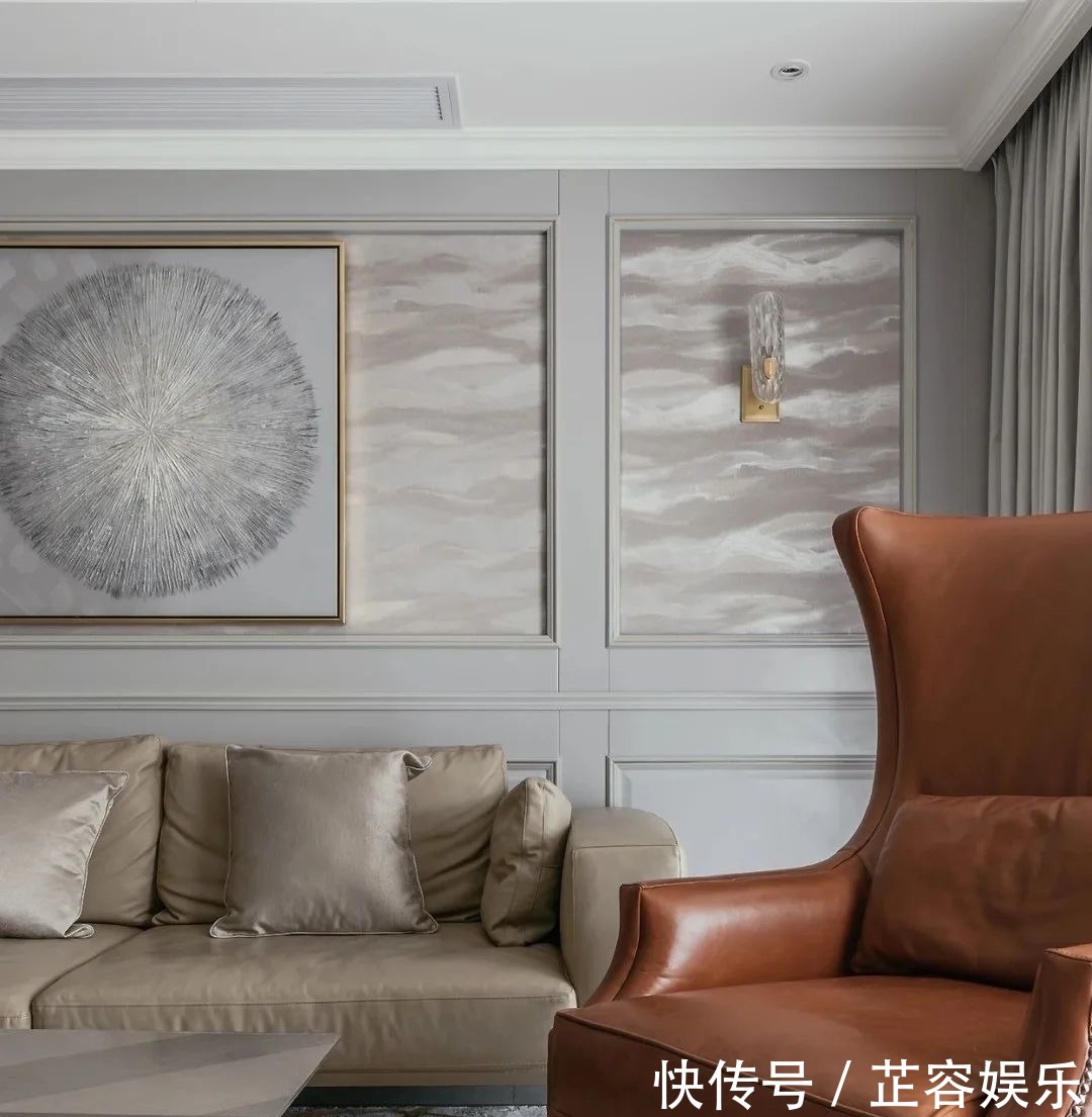 美式|149㎡轻奢美式风格装修,高级灰缔造撩人轻熟风