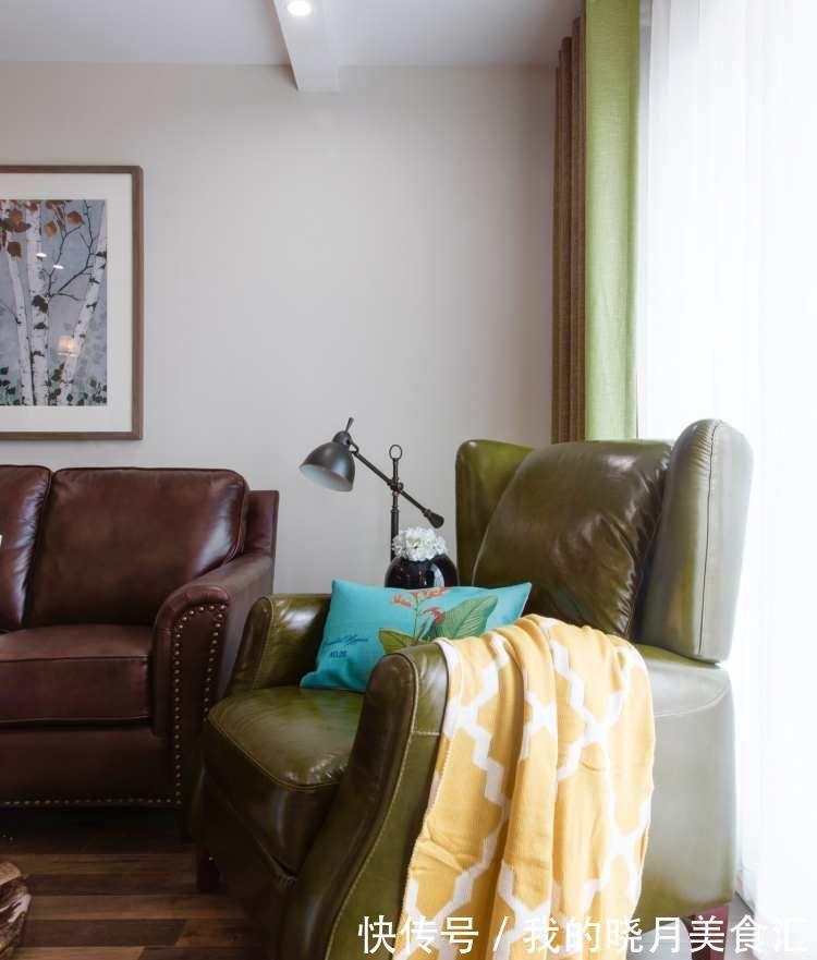 实用|80㎡简美式小两居,优雅时尚美与实用兼具,二人世界舒适又美好