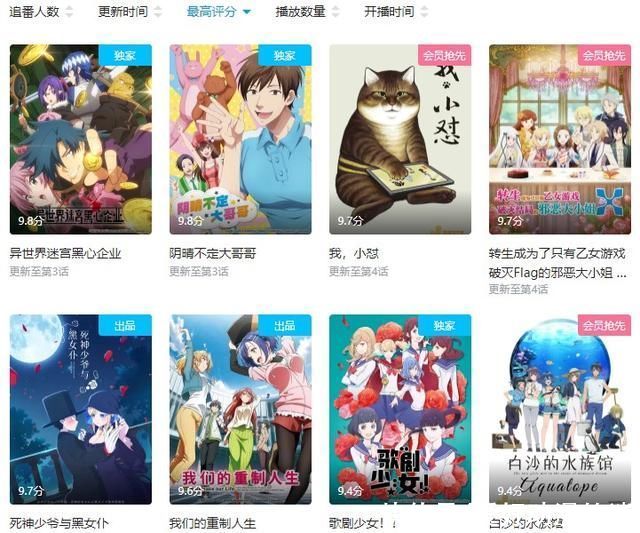 兽耳娘|七月新番评分陆续出炉，最高9.8，最低4.7