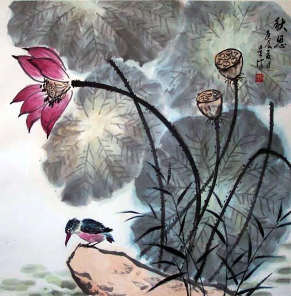 胸中存浩气，腕底起雄风——吴休 国画欣赏