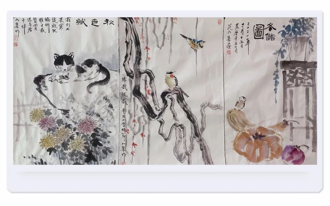 山东省画院！垦利区美术馆特别推出——范乃集传统水墨画