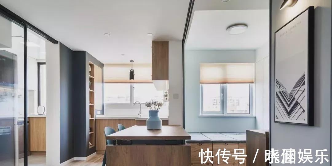 卫生间门|小夫妻78㎡小家比120㎡还宽敞,空间利用到极致,温馨又通透!