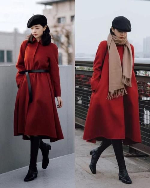 搭配|大衣搭配围巾,保暖又时髦,轻松穿出气质美!