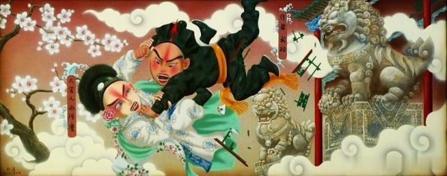 武艺！“马上林冲，马下武松”，后面还有一句，说书人却故意不提