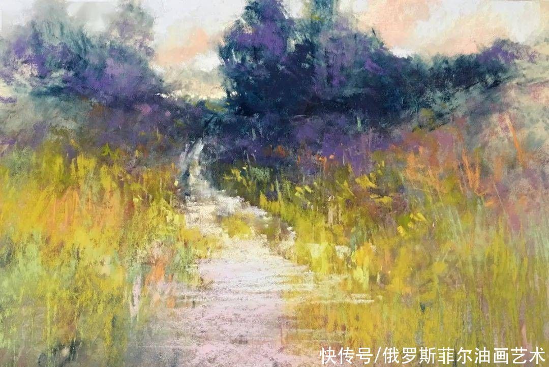 艺术家|美国当代粉彩艺术家贝萨尼·菲尔兹粉彩风景画作品欣赏