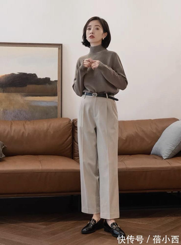 包容性|40岁女人可以照搬的“裤装搭配”,价格不一定贵,会搭配才是关键
