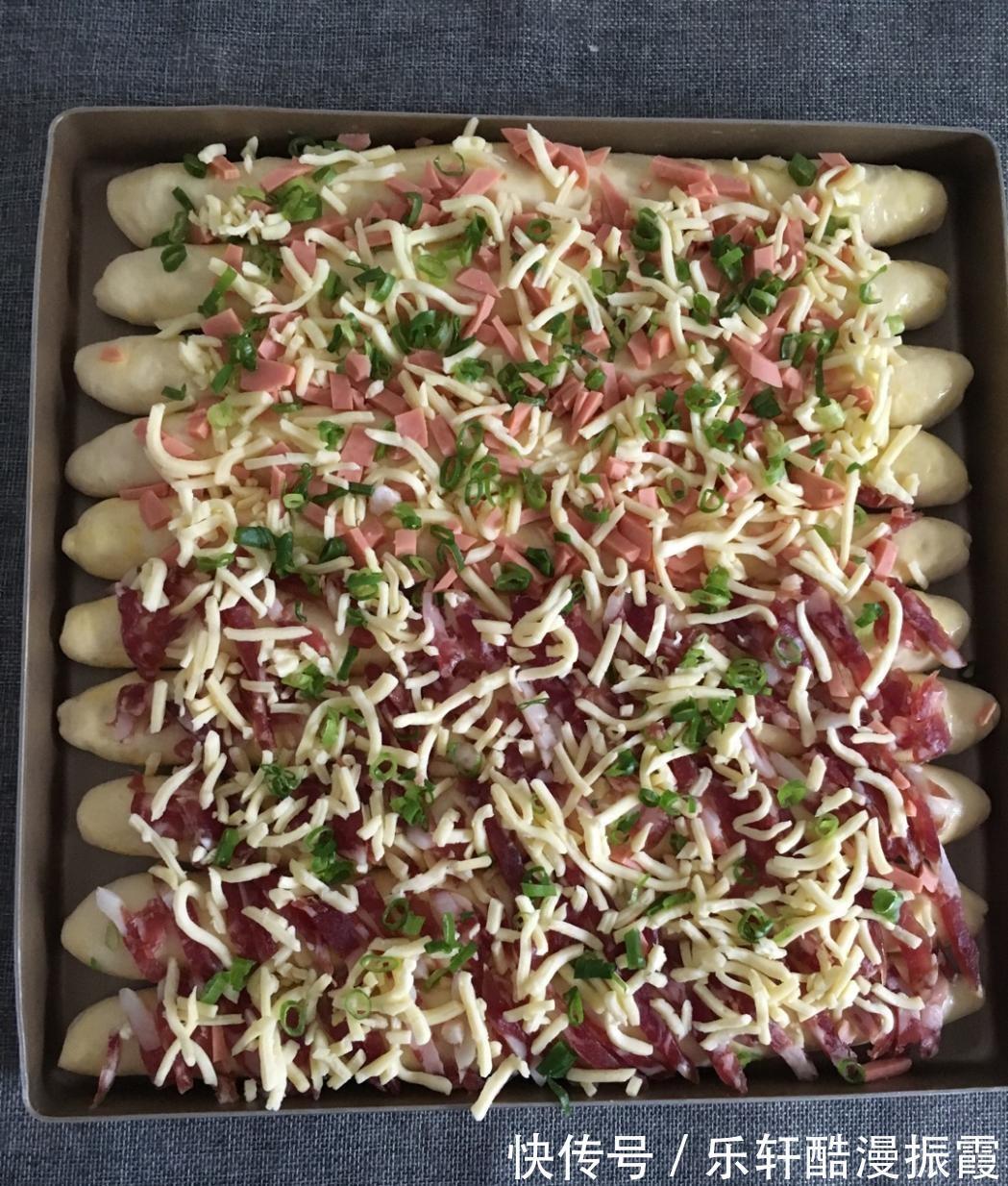 鸡蛋糖|腊肠火腿排包,美味营养,好吃健康