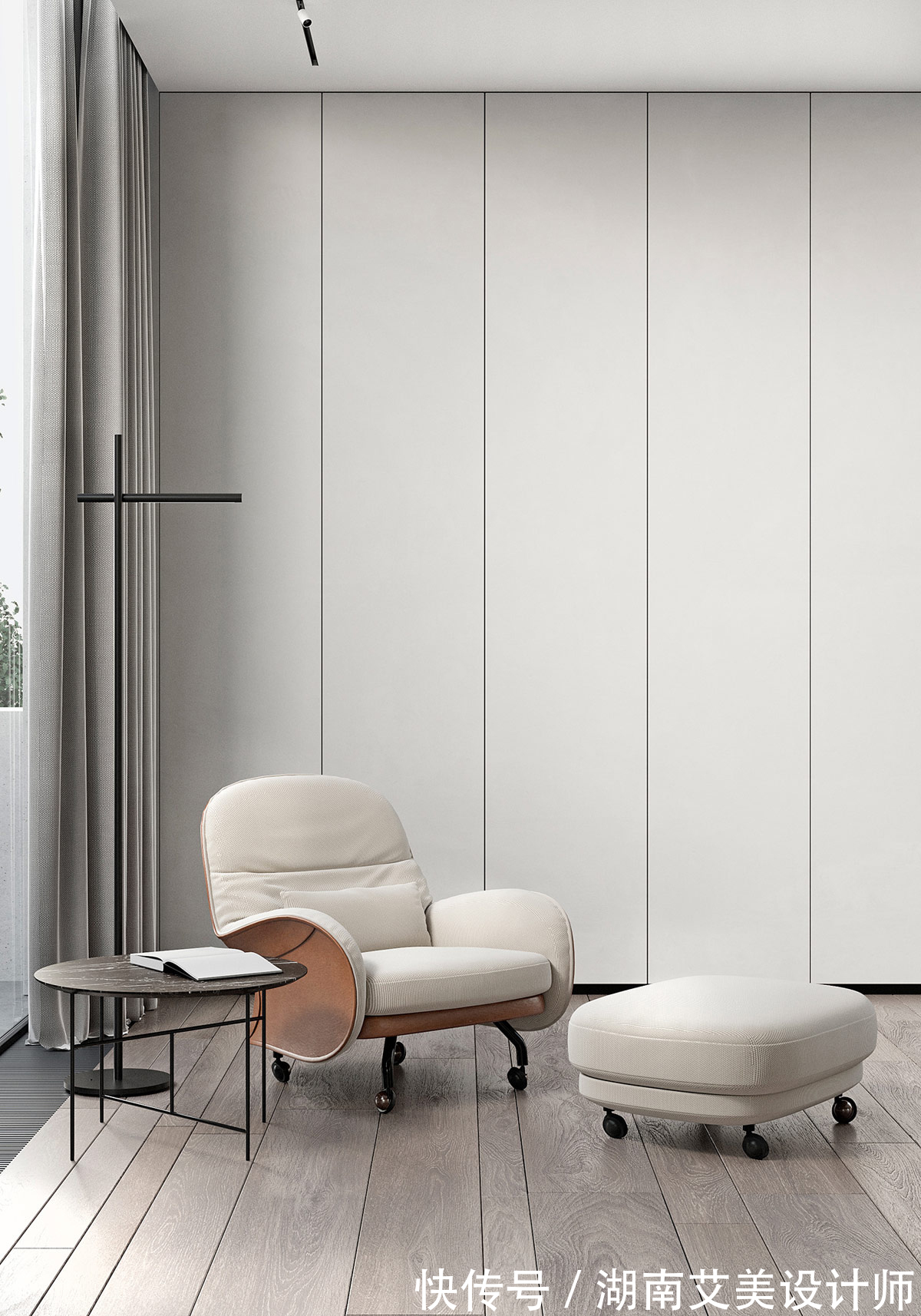 设计|225㎡私宅设计，极简空间中找寻那一隅宁静致远