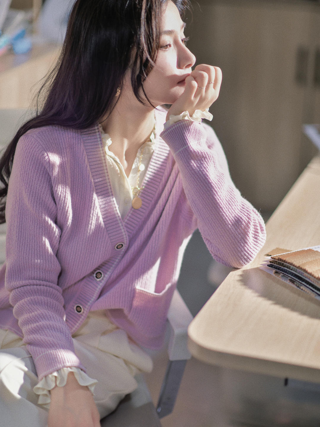 博主|针织衫的“高阶穿法”来了,入秋后看这篇就够了,优雅又有女人味