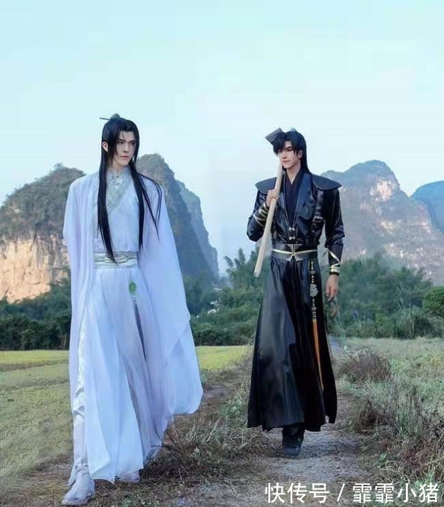 cos|破次元的COS,墨宗师在干活,踏仙君在耍酷,晚宁抱得狗子是谁