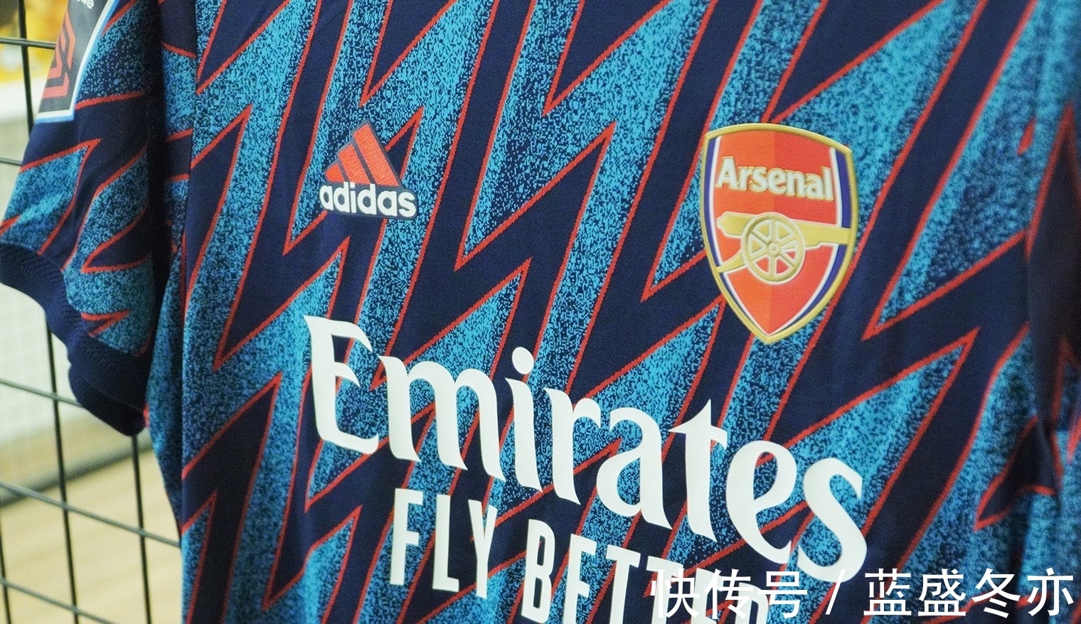客场|adidas阿森纳2122赛季第二客场球衣球员版！
