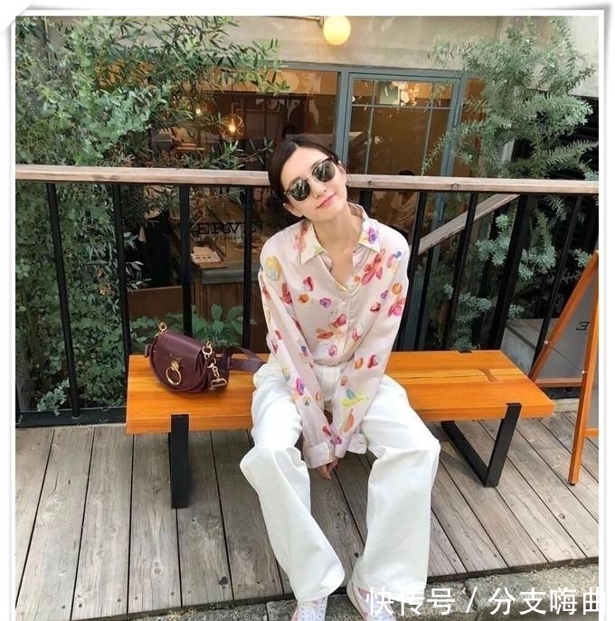 阔腿裤+衬衫=中年女性气质穿搭，开春正流行