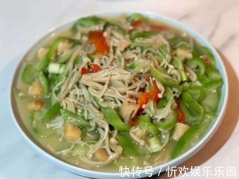 丝瓜|大厨教你把丝瓜蒸出海鲜的味道,极鲜的干贝与可口的丝瓜,绝配