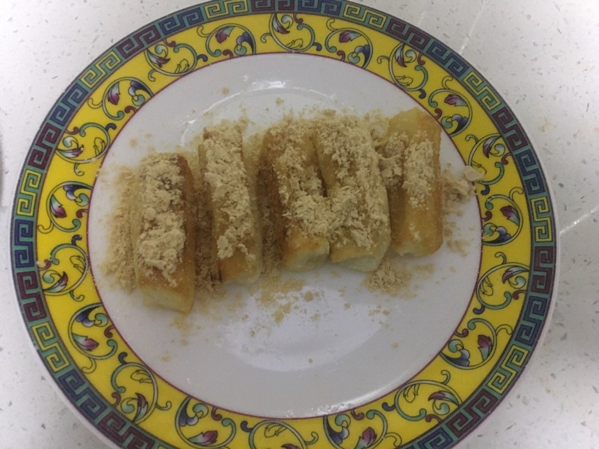 黄豆粉|想吃红糖糍粑不用花钱买,自己在家做,省钱又实惠,软糯酥脆