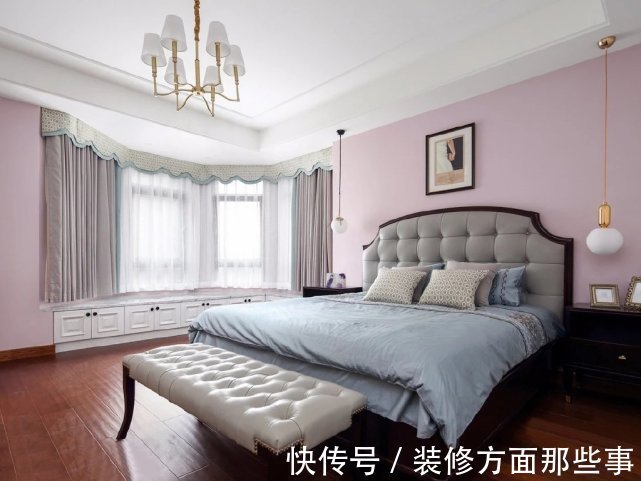 美式|140平美式三居室全屋简洁大方,让人看着很舒服