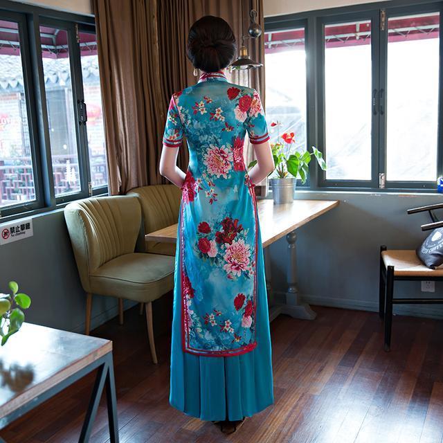 版型|这几款充满民族风的改良旗袍,最适合优雅有风情的女性