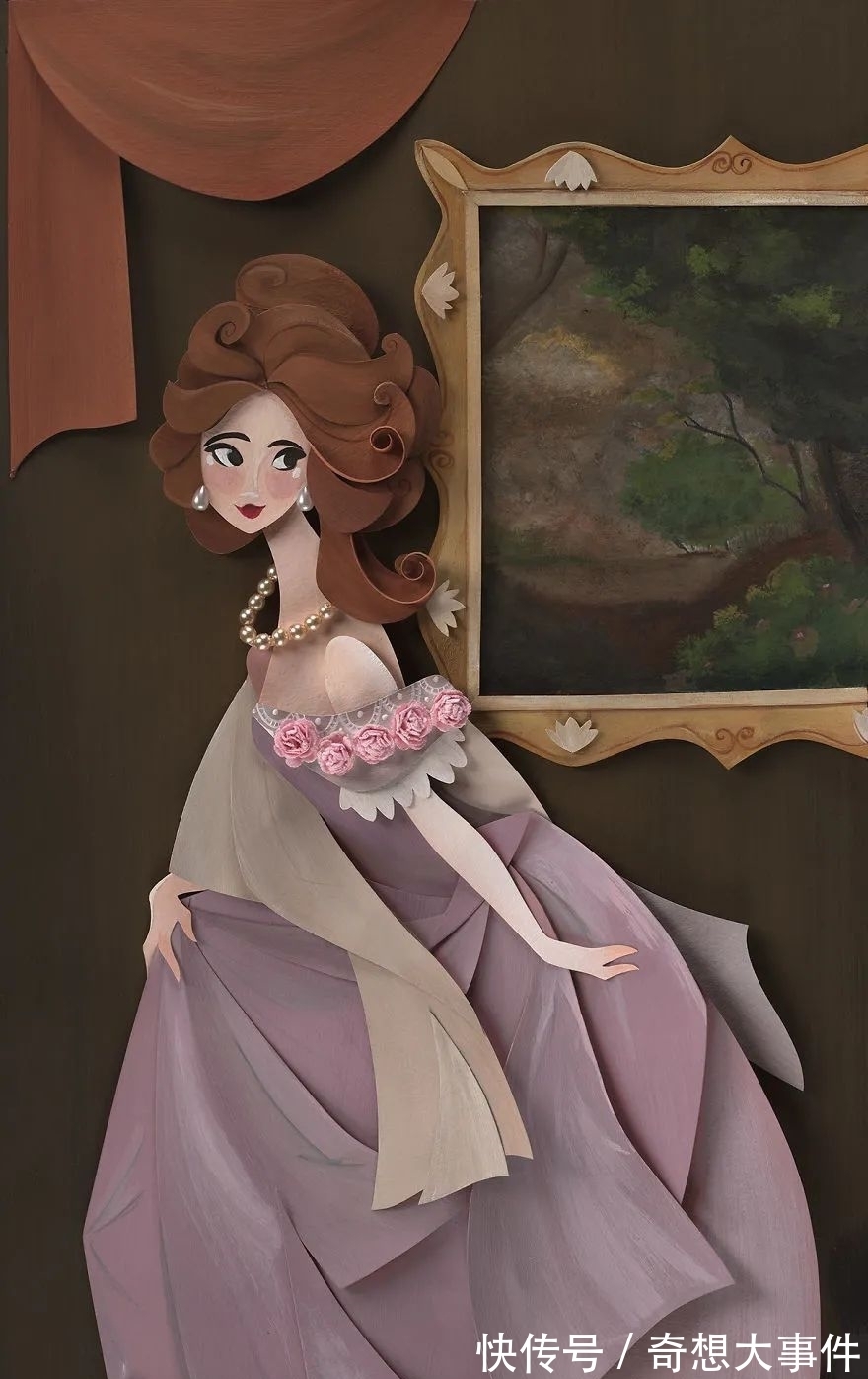 女孩子|也只有这么可爱的女孩子,才能用剪刀,剪出一整个童话故事