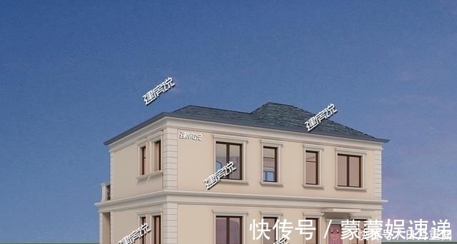 预算|准备在农村建房预算20万左右的,看看这款法式别墅,准没错