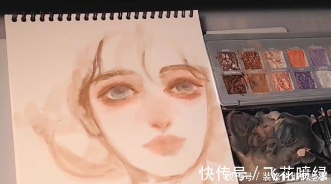 睫毛|眼影也能用来画画,画师用眼影画出龙吟玉兔,网友:心疼眼影盘