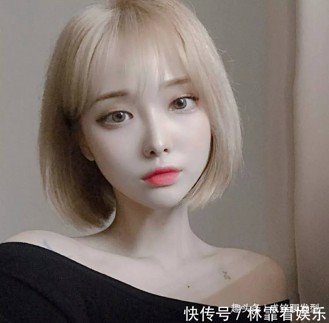 减龄|圆脸型剪短发老气那是你没选对发型,做到这三点就能时尚减龄