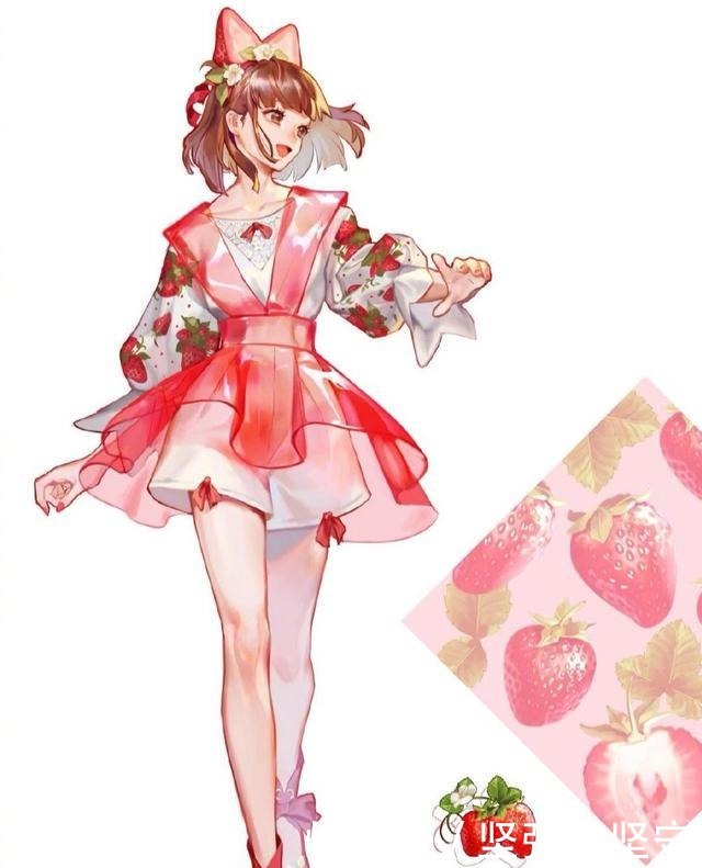 万物皆可拟人化,水果化身小姐姐,西红柿让人心动