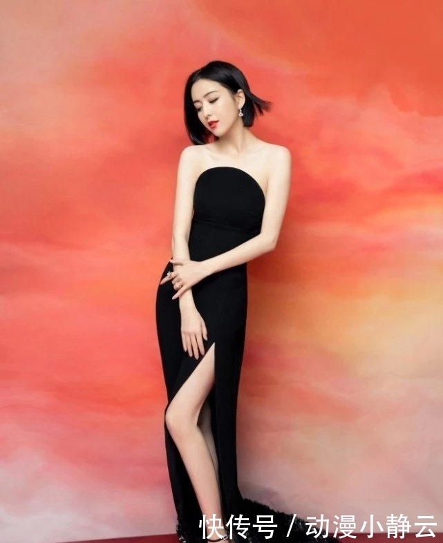 时尚|没有陈思诚管的佟丽娅,任性到穿开叉裙一直到腰,漫画腿说有就有