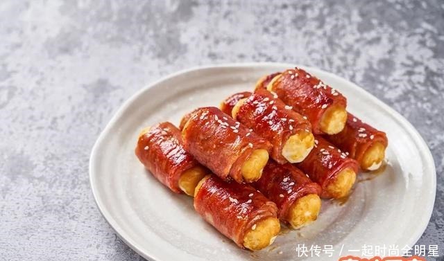 天凉就馋这一盘山药卷！养胃益气，一卷就搞定！