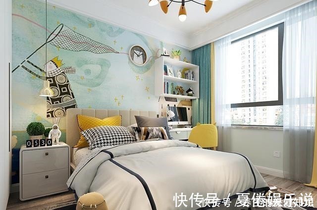 公卫|140平米现代轻奢风格，鞋柜柜体做薄荷绿，一入户就被惊艳到了！